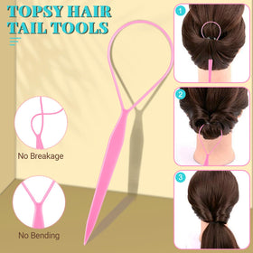 IKOCO hair accessories in use on child, adds secure decorative finish