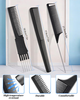 IKOCO at-home styling scene with clips and combs for salon-quality results