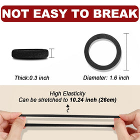 IKOCO hair ties worn on wrist for quick access and convenient storage