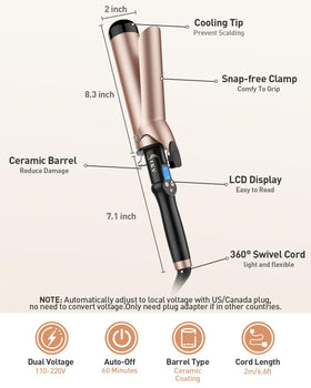IKV heat-resistant glove and 360° swivel cord for safe travel styling
