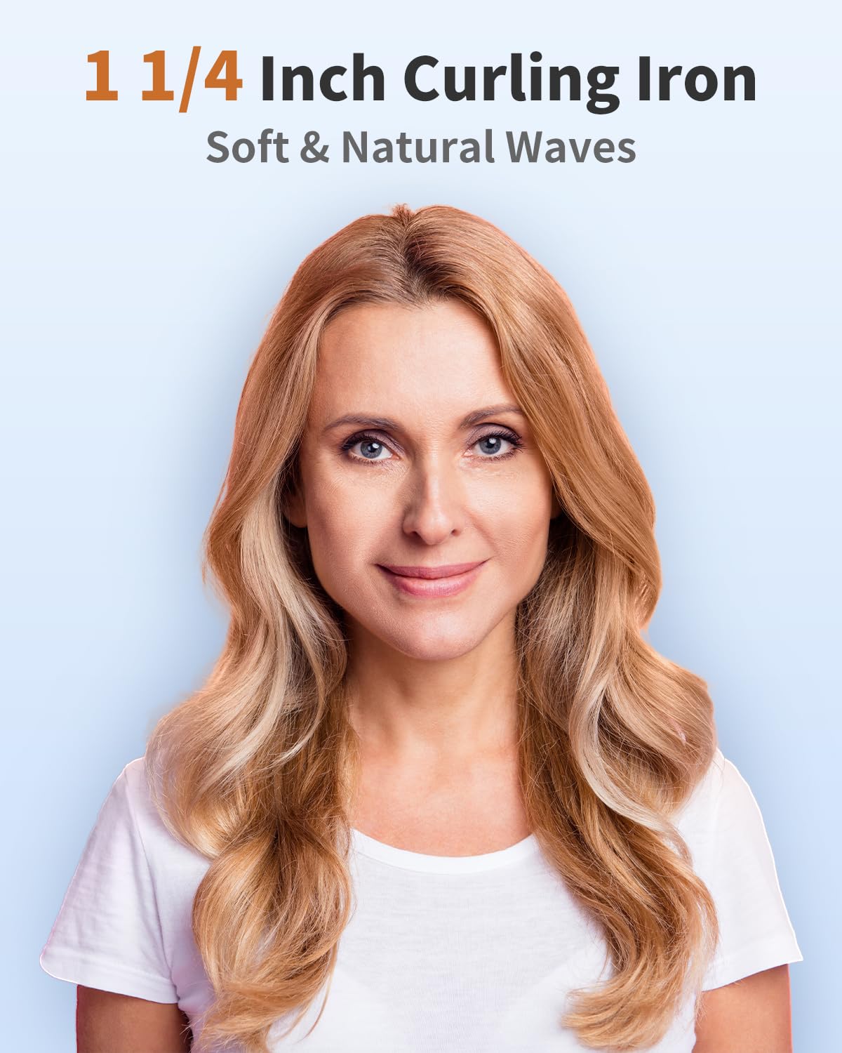 IKV long barrel close-up tourmaline ceramic for smooth, low-frizz finish