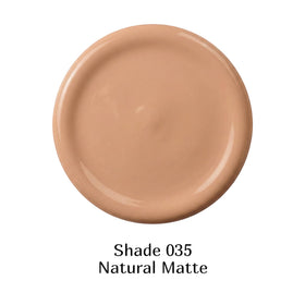 Il Makiage foundation applied on skin comparison showing coverage and matte effect