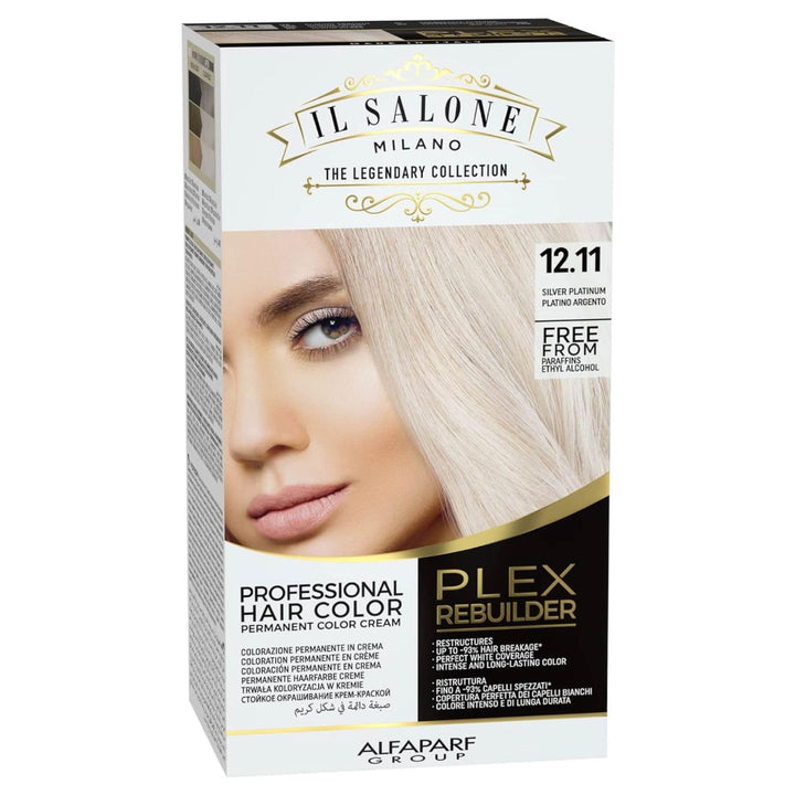 Il Salone Milano front packaging showing shade 12.11 and professional benefits