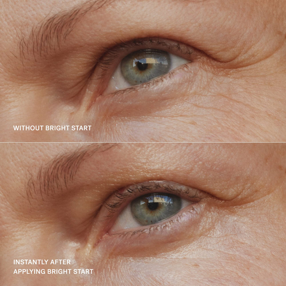 ILIA subtle pearlescent finish on skin demonstrating natural illuminating effect