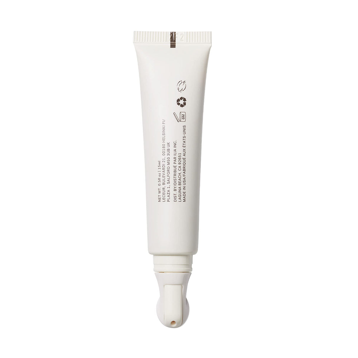 ILIA smear of lightweight eye cream texture that absorbs quickly and layers well