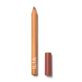 ILIA front packaging showing crayon and shade name for quick color reference