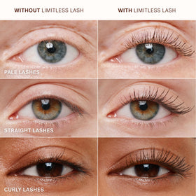 ILIA close-up of lashes after application showing clump-free lengthening