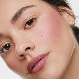 ILIA creamy stick texture closeup showing smooth finish and blendable formula