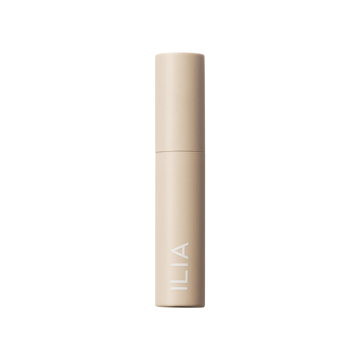 ILIA size comparison with coin illustrating compact 0.13 oz travel-friendly volume