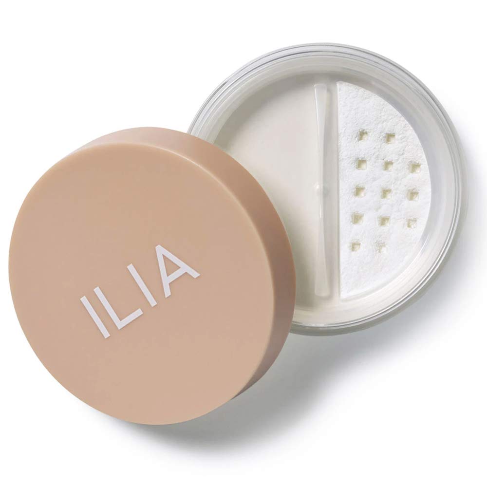 ILIA front packaging displaying compact design and clean branding benefits travel-friendly