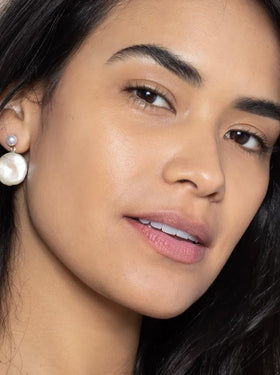 ILIA before and after blended on cheek showing smoothing and evening benefits