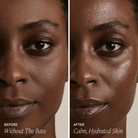 ILIA close up of The Base Face Milk texture highlighting lightweight, silky hydration