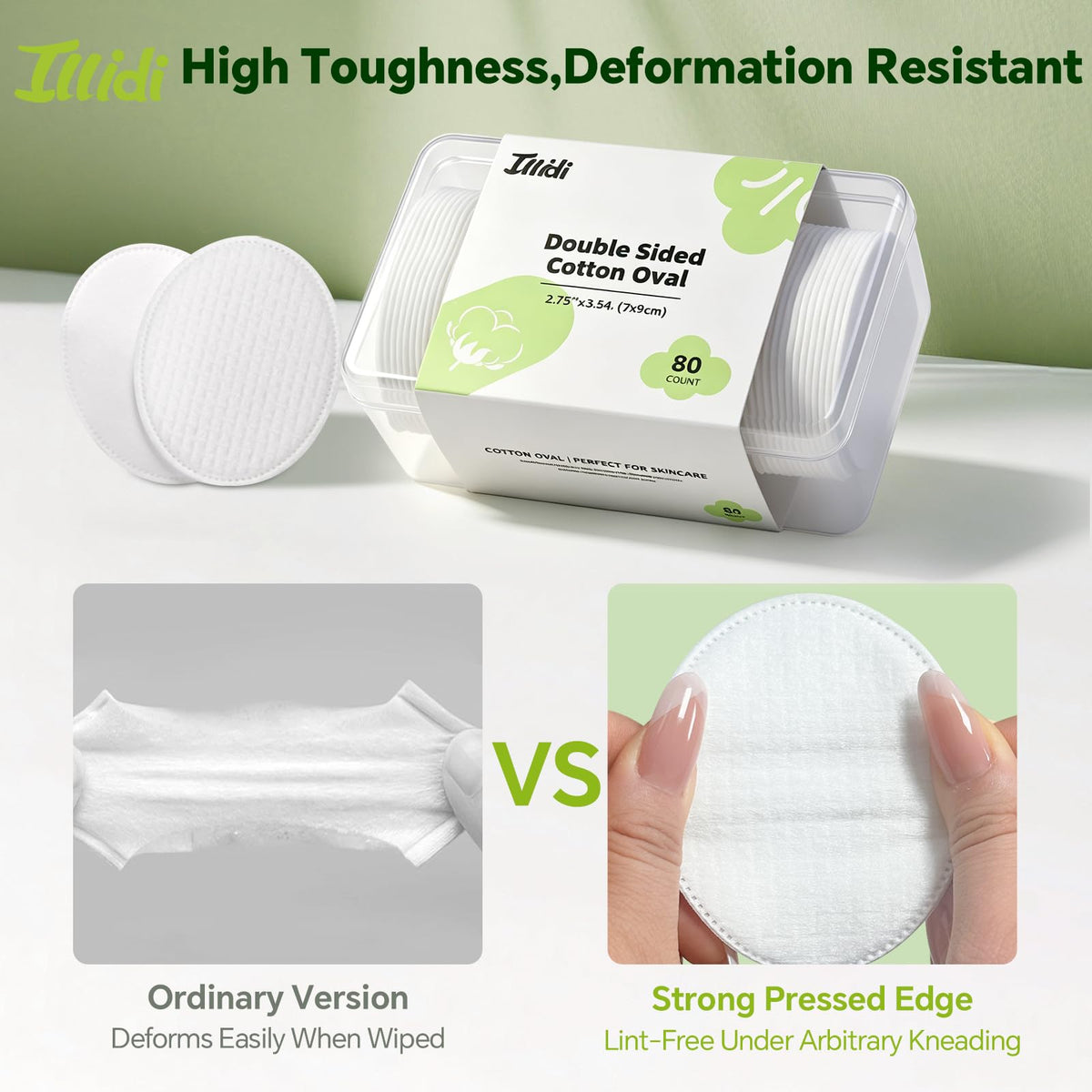 Illidi pad cross-section highlighting multi-layer absorbency and reduced drip