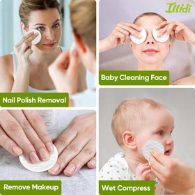 Illidi removing nail polish showing strong absorbency and quick removal