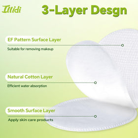 Illidi pad absorbing toner to show efficient product retention and less waste