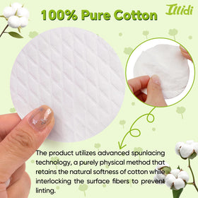Illidi stacked pads showing thickness and absorbency for versatile use