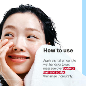 Illiyoon used in baby bath demonstrating tear-free, calming wash