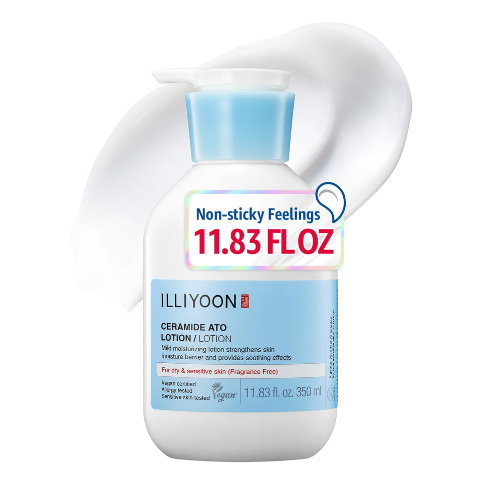 Illiyoon bottle front view showing clean packaging and gentle moisturizer benefits