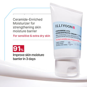 Illiyoon ceramide ingredient visual highlighting barrier support