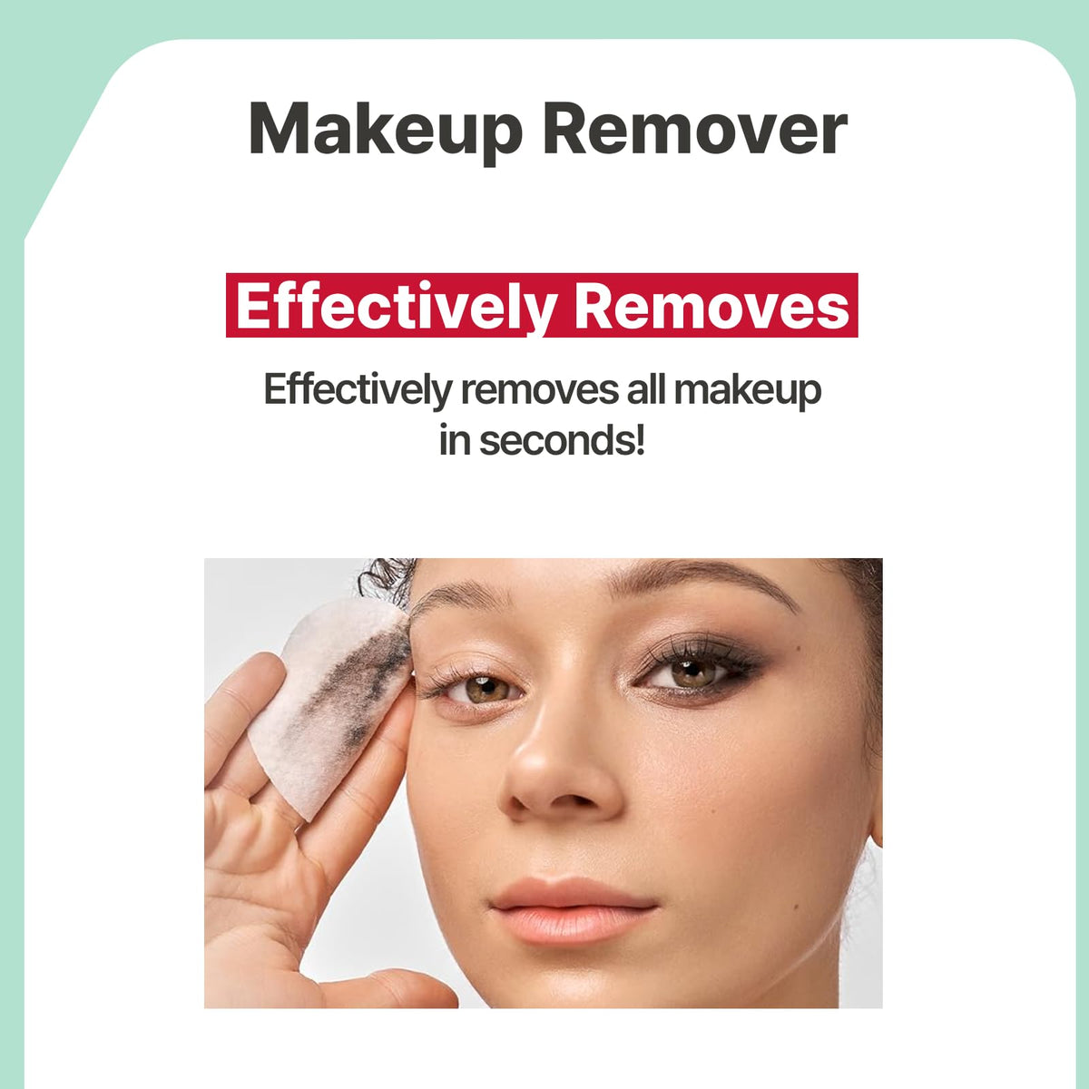 illiyoon cotton pad application on closed eye for effective makeup removal