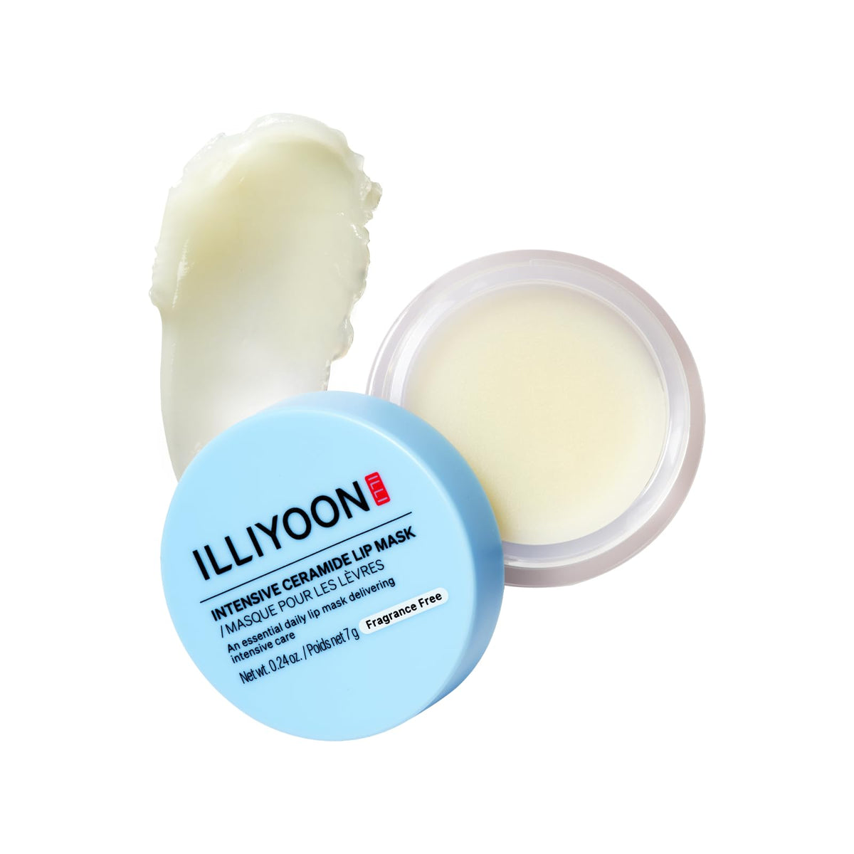 Illiyoon front packaging showing compact tube and clear labeling, conveys portability