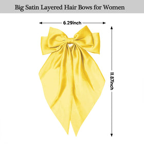 illpta bow in hair side profile showing decorative lift and secure grip