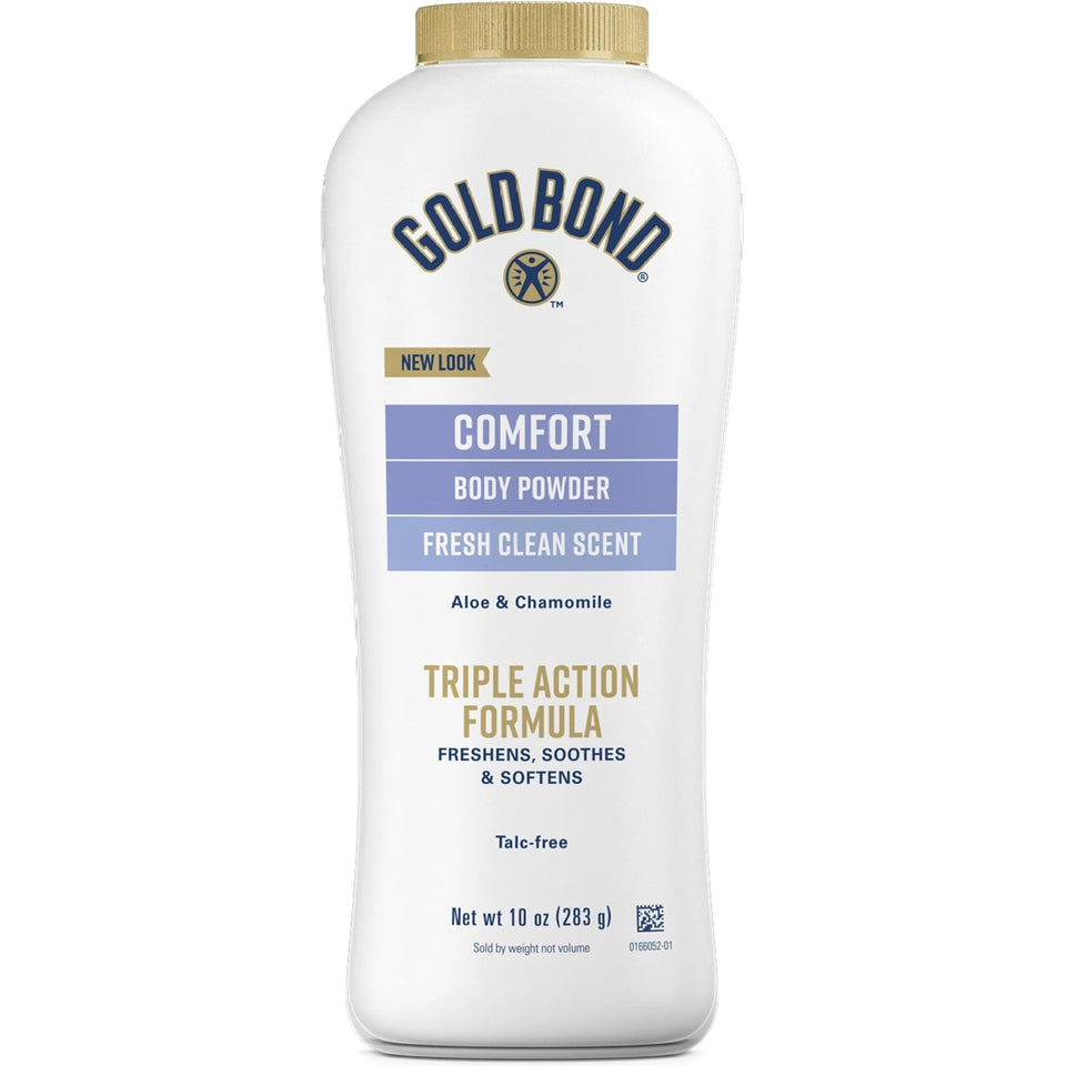 Illuminations Gold Bond front packaging showing bottle and label benefits