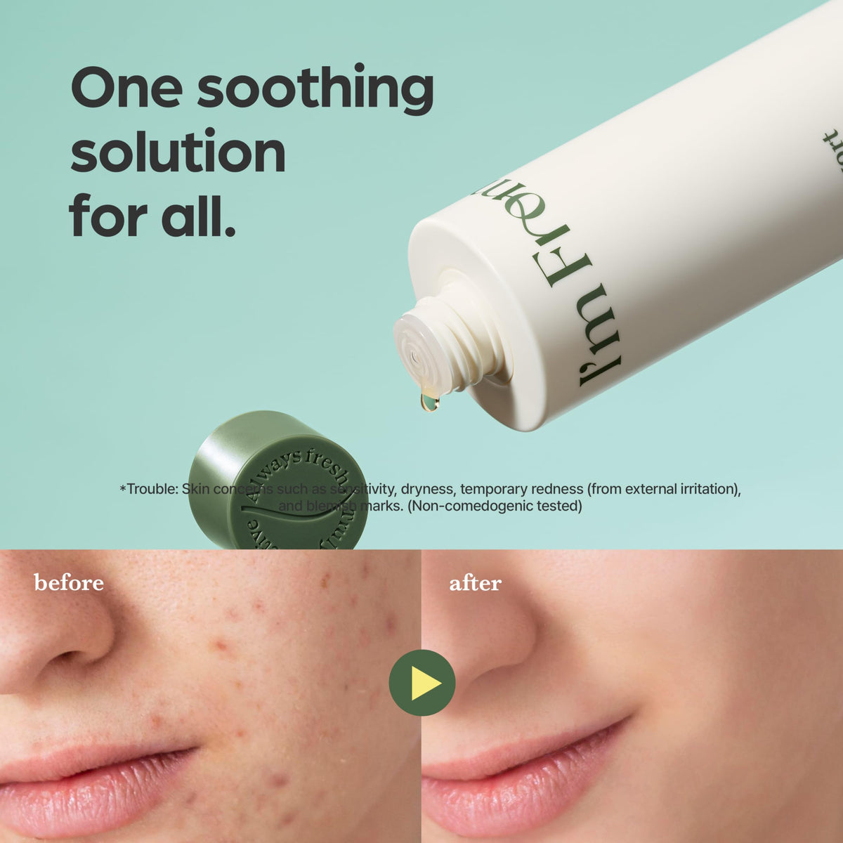 I'm from close-up label showing mugwort ingredient clarity and trust benefit