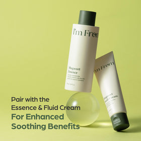 I'm from essence absorbed on skin close-up showing non-sticky finish benefit