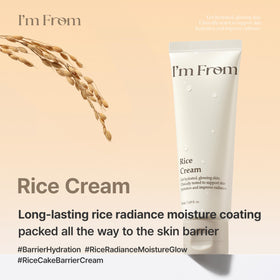 I’m From rice grains representing Yeoju rice water hydration benefits