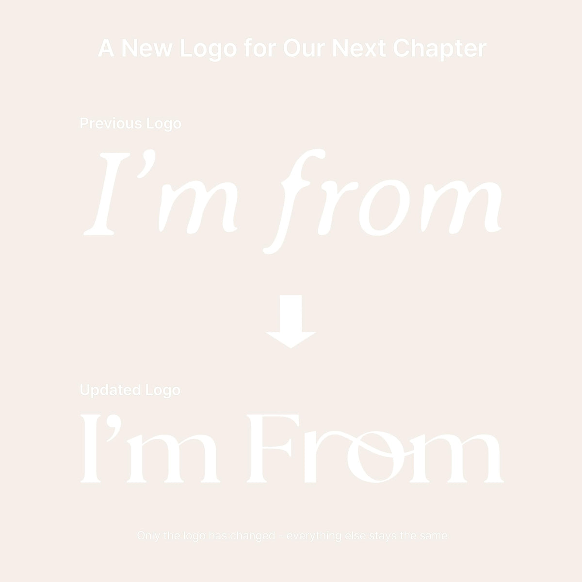 I’m From label close-up showing ingredient highlights and origin