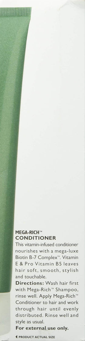 Peter Thomas Roth Mega-Rich Nourishing Conditioner, Daily Biotin & Vitamin E for Softer, Smoother Hair