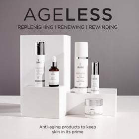 IMAGE Skincare AGELESS cleanser on bathroom shelf for daily skincare routine