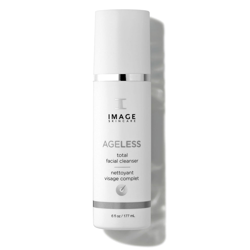IMAGE Skincare AGELESS cleanser front packaging showing product benefits