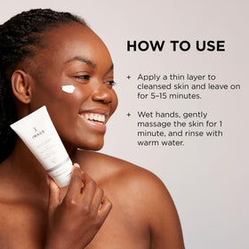 IMAGE Skincare ageless masque size comparison 2 oz jar next to coin for scale and travel-friendly benefit