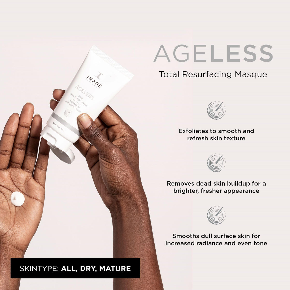 IMAGE Skincare ageless masque texture closeup revealing micro-crystals for visible gentle polishing benefit