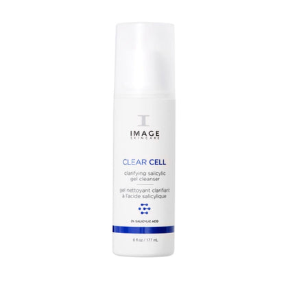 IMAGE Skincare front packaging showing cleanser bottle and brand benefits