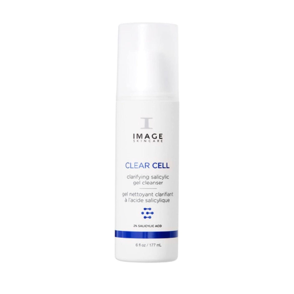 IMAGE Skincare front packaging showing cleanser bottle and brand benefits
