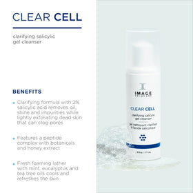 IMAGE Skincare pump dispenser delivering controlled cleanser amount for easy use