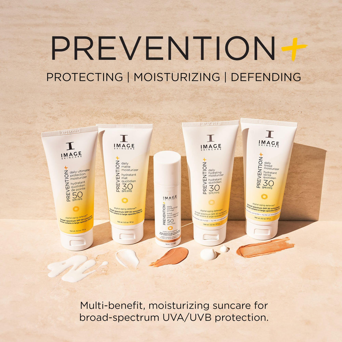 IMAGE Skincare in outdoor scene illustrating daily environmental defense