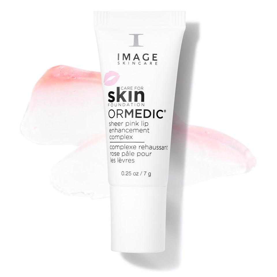 IMAGE Skincare front packaging showing tube and brand, presents polished daily lip care