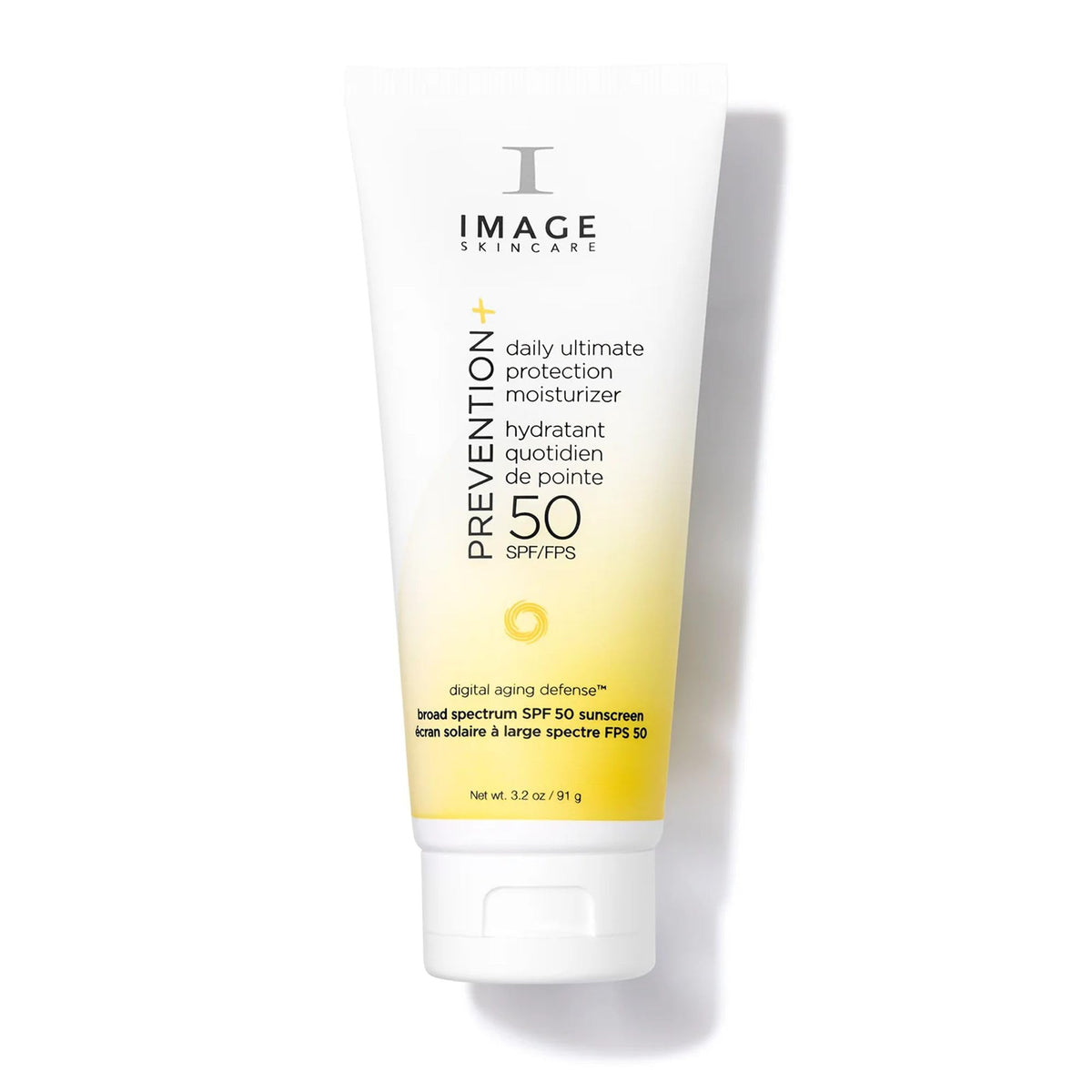 IMAGE Skincare front packaging showing SPF 50 and product labeling for confident protection