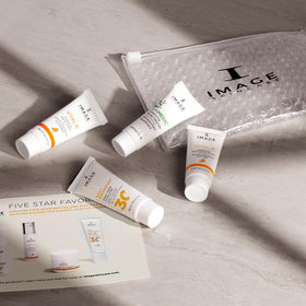 IMAGE Skincare PREVENTION+ SPF matte application on skin demonstrating non-greasy finish