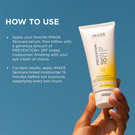 IMAGE Skincare being applied after serum illustrating layering benefit