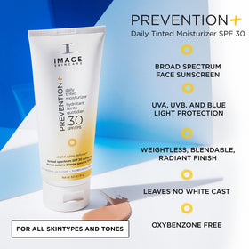 IMAGE Skincare open cap and creamy texture highlighting easy blending
