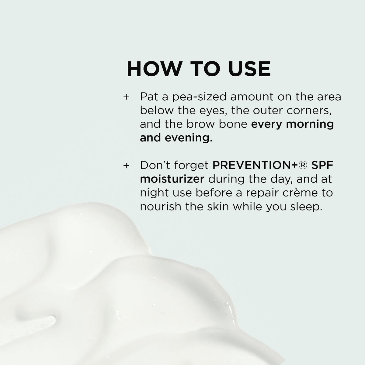 IMAGE Skincare applying gel under eye demonstrating depuffing and smoothing
