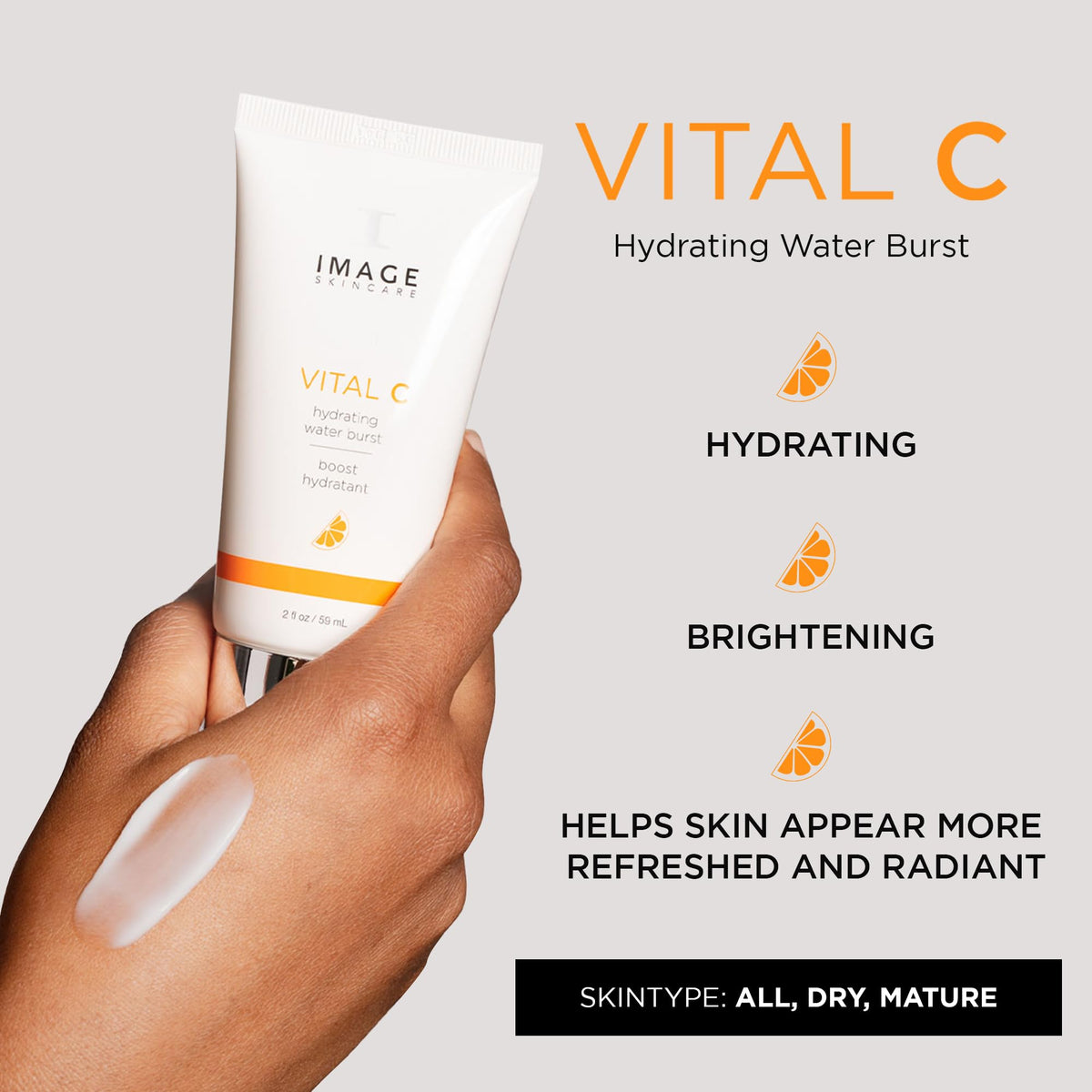 IMAGE Skincare close-up gel texture highlighting lightweight hydration and smooth feel