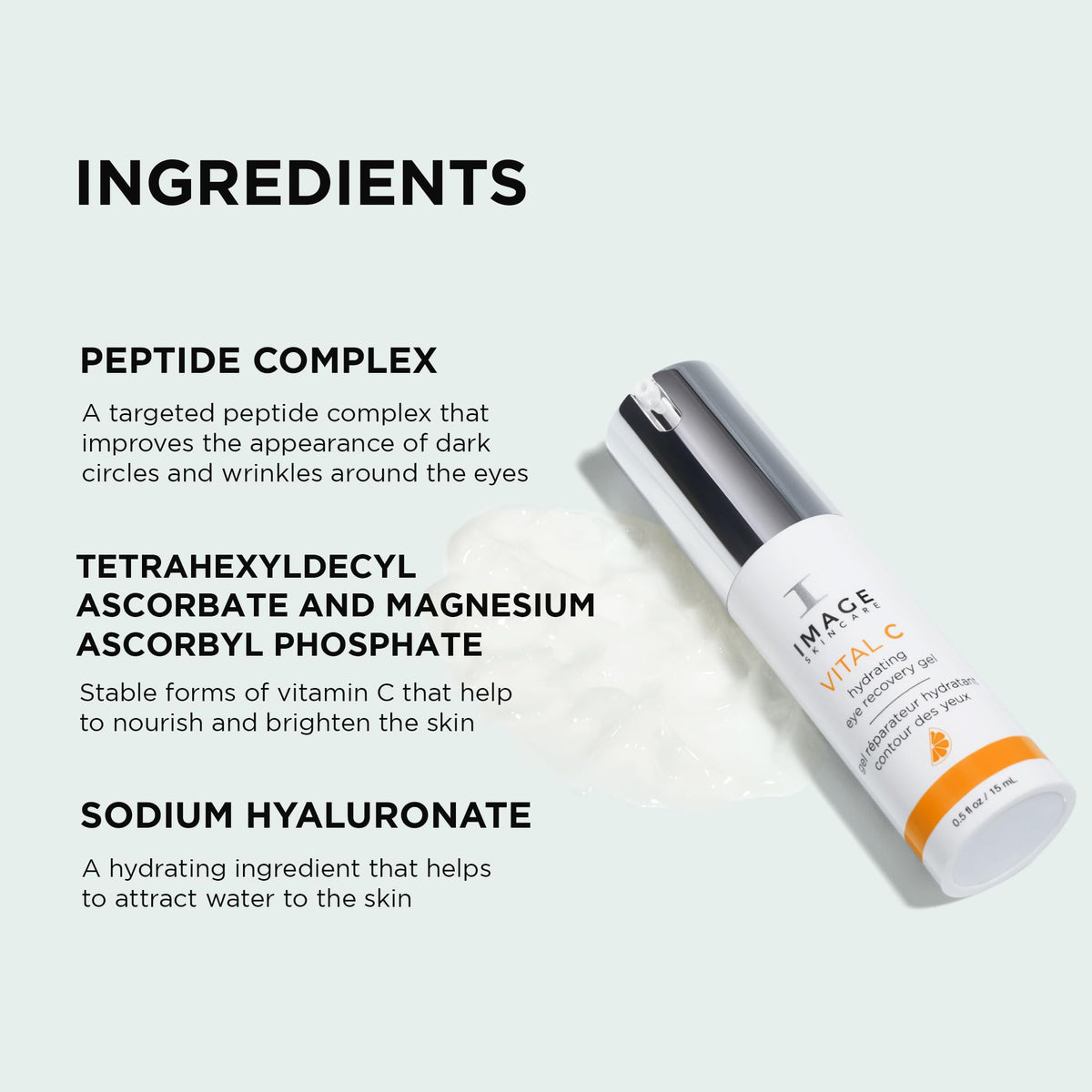 IMAGE Skincare tube in hand showing size and travel-friendly benefit