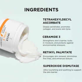 IMAGE Skincare cream on neck and décolletage illustrating full-coverage hydration