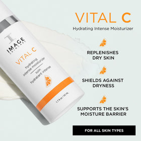 IMAGE Skincare close-up of creamy texture highlighting quick absorption benefit